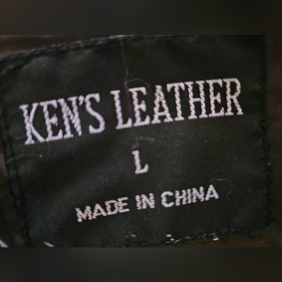 Vintage Ken's Leather Pigskin Vest - Picture 4 of 8